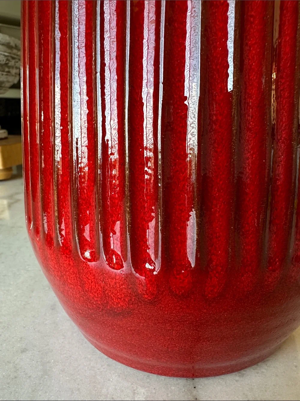 Crate and Barrel ceramic vase